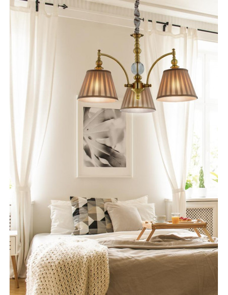 CANDELLUX AUSTIN LAMPA WISZĄCA 3X40W E14 PATYNA 33-13842