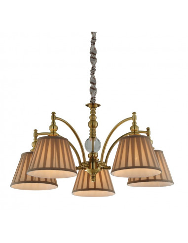 CANDELLUX AUSTIN LAMPA WISZĄCA 5X40W E14 PATYNA 35-13859