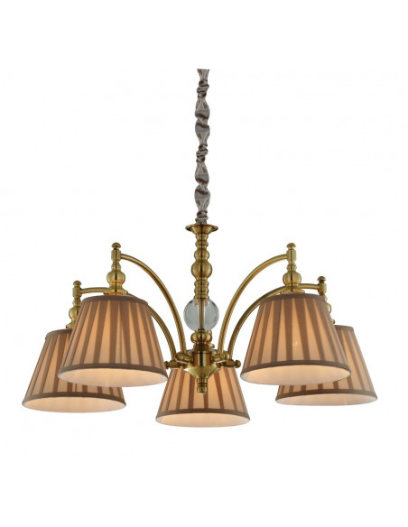 CANDELLUX AUSTIN LAMPA WISZĄCA 5X40W E14 PATYNA 35-13859