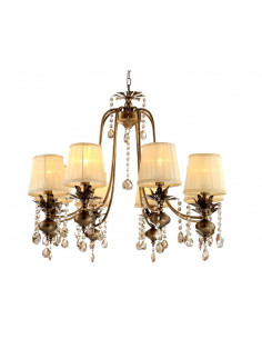 CANDELLUX ADONIS LAMPA WISZĄCA 8X40W E14 PATYNA 38-13873