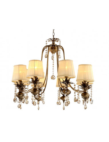CANDELLUX ADONIS LAMPA WISZĄCA 8X40W E14 PATYNA 38-13873