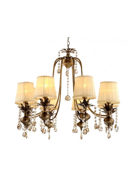 CANDELLUX ADONIS LAMPA WISZĄCA 8X40W E14 PATYNA 38-13873