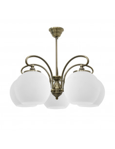 CANDELLUX ORBIT LAMPA WISZĄCA 5X60W E27 PATYNOWA MIEDŹ 35-69368