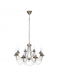 CANDELLUX MUZA LAMPA WISZĄCA 8X40W E14 PATYNA 38-69187