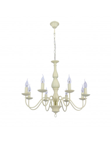 CANDELLUX BELLAGIO LAMPA WISZĄCA 8X40W E14 KREMOWY 38-96510