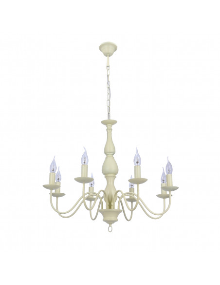 CANDELLUX BELLAGIO LAMPA WISZĄCA 8X40W E14 KREMOWY 38-96510