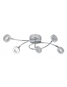 CANDELLUX VINOLA LAMPA SUFITOWA PLAFON 5X5W LED CHROM 3000K 98-66039