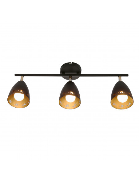 CANDELLUX COTY LAMPA SUFITOWA LISTWA 3X40W E14 CZARNY 93-67173
