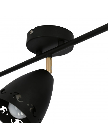 CANDELLUX COTY LAMPA SUFITOWA LISTWA 3X40W E14 CZARNY 93-67173