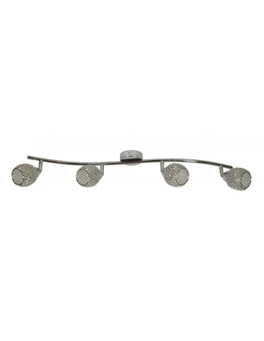 CANDELLUX CLEAR LAMPA SUFITOWA LISTWA 4X40W G9 TRANSPARENTNY 94-06882