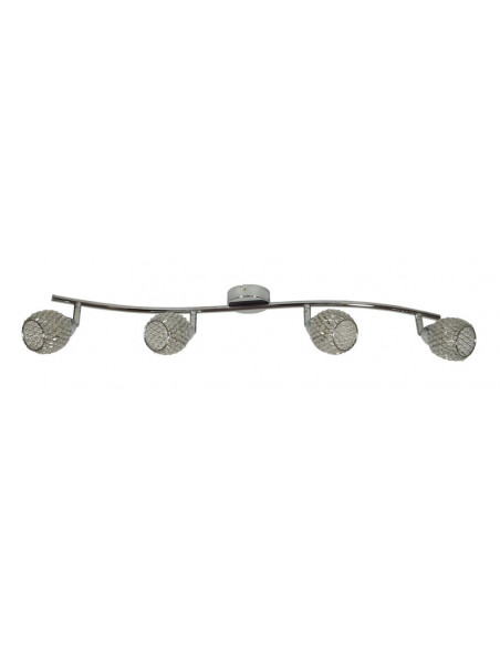 CANDELLUX CLEAR LAMPA SUFITOWA LISTWA 4X40W G9 TRANSPARENTNY 94-06882