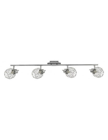 CANDELLUX HORUS LAMPA SUFITOWA LISTWA 4X40W G9 CHROM 94-19165