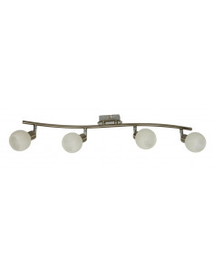 CANDELLUX ALABASTER LAMPA SUFITOWA LISTWA 4X40W G9 SATYNA+CHROM 94-07162