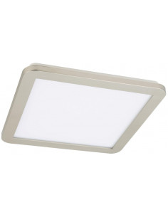 CANDELLUX NEXIT LAMPA SUFITOWA PLAFON 40X40 24W LED IP44 SATYNA+BIAŁY 3000K 10-66848