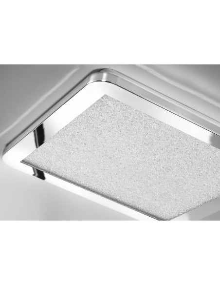 CANDELLUX NEXIT LAMPA SUFITOWA PLAFON 40X40 24W LED IP44 SATYNA+BIAŁY 3000K 10-66848