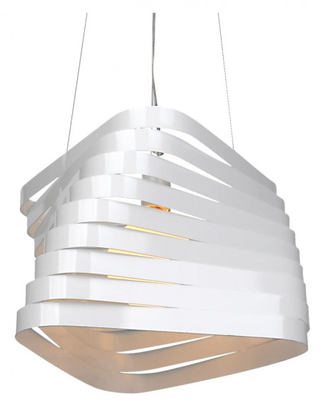 CANDELLUX BIZO LAMPA WISZĄCA 1X60W E27 38CM BIAŁY 31-21581