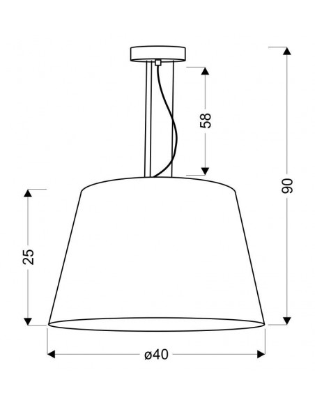 CANDELLUX ENYO LAMPA WISZĄCA 1X60W E27 31-27620