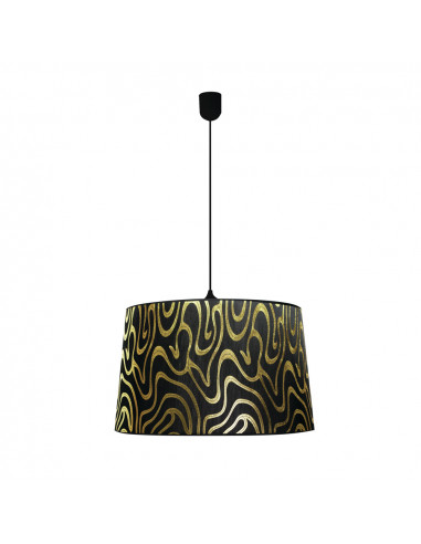 CANDELLUX TIGER LAMPA WISZĄCA 40 1X60W E27 CZARNO-ZŁOTY 31-94455