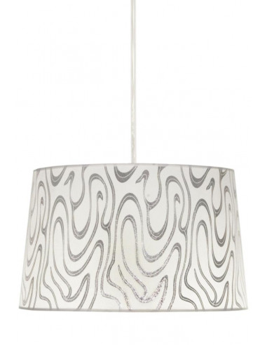 CANDELLUX TIGER LAMPA WISZĄCA 40 1X60W E27 BIAŁO-SREBRNY 31-94462
