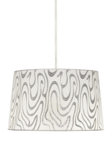 CANDELLUX TIGER LAMPA WISZĄCA 40 1X60W E27 BIAŁO-SREBRNY 31-94462