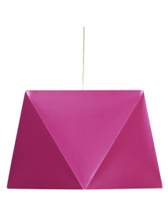 CANDELLUX HEXAGEN LAMPA WISZĄCA 42 1X60W E27 RÓŻOWY (ABAŻUR 77-01672+LINKA 85-10608) 31-03638