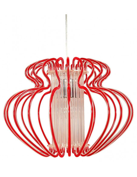 CANDELLUX IMPERIA LAMPA WISZĄCA 1X60W E27 520X420 DUŻA CZERWONA PROMOCJA 31-36578