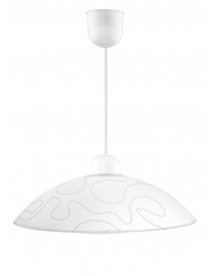 CANDELLUX MALIBU 40 LAMPA WISZĄCA 1X60W E27 BIAŁY 31-84067