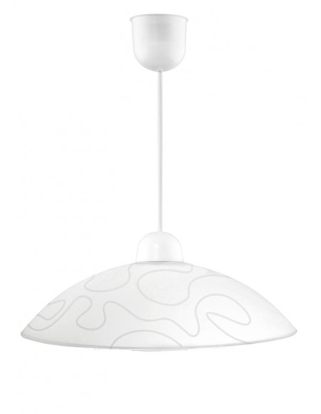 CANDELLUX MALIBU 40 LAMPA WISZĄCA 1X60W E27 BIAŁY 31-84067