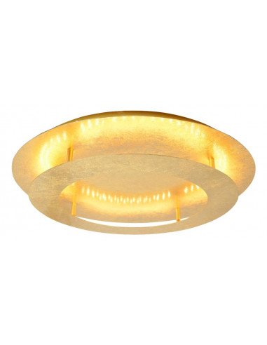 CANDELLUX MERLE LAMPA SUFITOWA PLAFON 50 24W LED 3000K ZŁOTY 98-66190