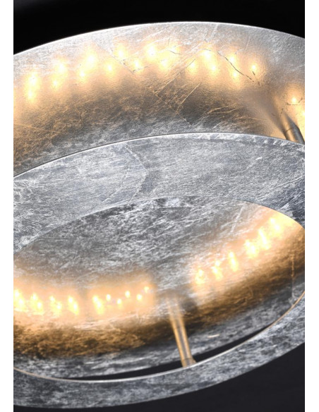 CANDELLUX MERLE LAMPA SUFITOWA PLAFON 50 24W LED 3000K SREBRNY 98-66206