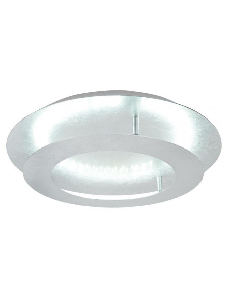 CANDELLUX MERLE LAMPA SUFITOWA PLAFON 40 18W LED 3000K SREBRNY 98-66176