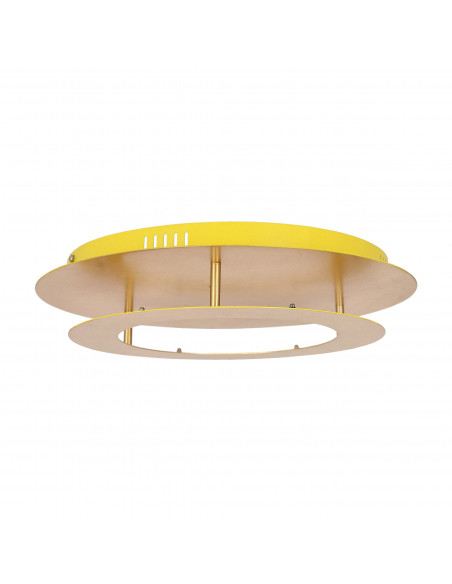 CANDELLUX MERLE LAMPA SUFITOWA PLAFON 40 18W LED 3000K ZŁOTY 98-66213