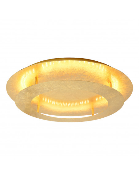 CANDELLUX MERLE LAMPA SUFITOWA PLAFON 40 18W LED 3000K ZŁOTY 98-66213
