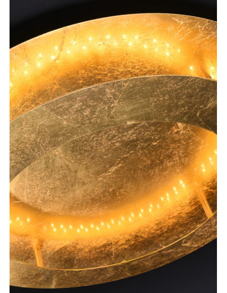 CANDELLUX MERLE LAMPA SUFITOWA PLAFON 40 18W LED 3000K ZŁOTY 98-66213