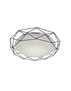 CANDELLUX SVEN LAMPA SUFITOWA PLAFON 43 16W LED 3000K CZARNY 98-66244