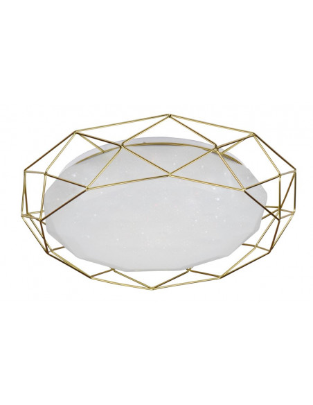 CANDELLUX SVEN LAMPA SUFITOWA PLAFON 43 24W LED 3000K ZŁOTY 98-66312