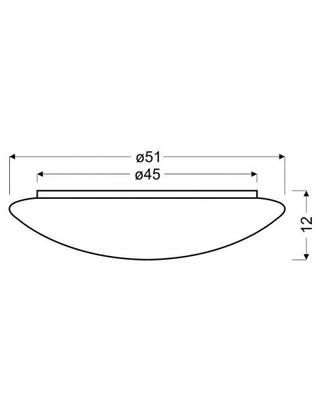 CANDELLUX SKY EFECT 2 LAMPA SUFITOWA PLAFON 51 1X16W LED 4000K 14-64554