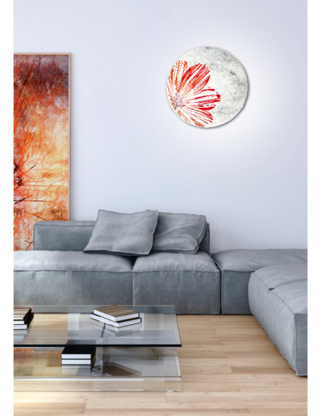 CANDELLUX SPRING LAMPA SUFITOWA PLAFON 40 2X60W E27 CZERWONY 14-13026