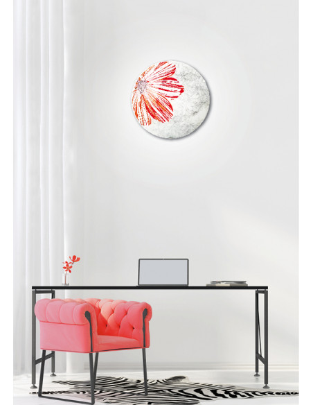 CANDELLUX SPRING LAMPA SUFITOWA PLAFON 40 2X60W E27 CZERWONY 14-13026