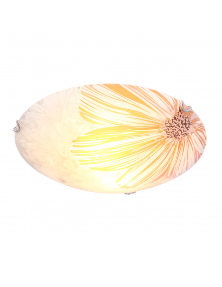 CANDELLUX SPRING LAMPA SUFITOWA PLAFON 40 2X60W E27 CZERWONY 14-13026