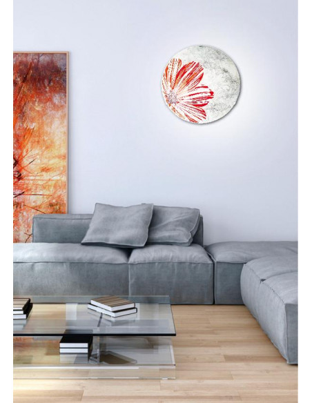 CANDELLUX SPRING LAMPA SUFITOWA PLAFON 40 2X60W E27 CZERWONY 14-13026