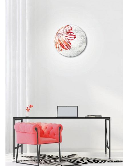 CANDELLUX SPRING LAMPA SUFITOWA PLAFON 40 2X60W E27 CZERWONY 14-13026