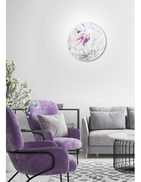 CANDELLUX SPRING LAMPA SUFITOWA PLAFON 40 2X60W E27 FIOLETOWY 14-13033