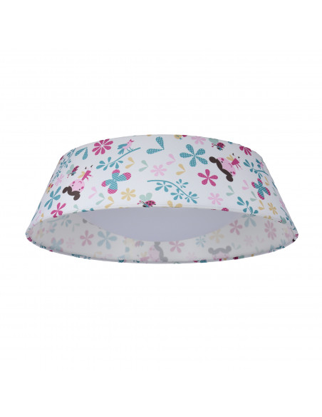 CANDELLUX GIRL LAMPA SUFITOWA PLAFON 45 16W LED 6500 K Z ABAŻUREM 14-62994