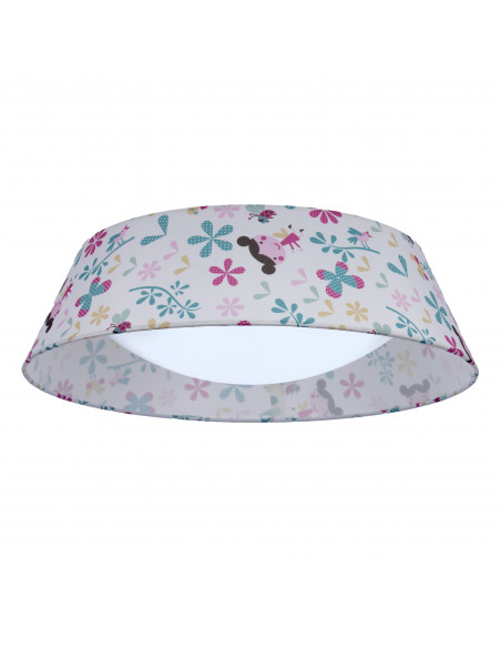 CANDELLUX GIRL LAMPA SUFITOWA PLAFON 45 16W LED 6500 K Z ABAŻUREM 14-62994