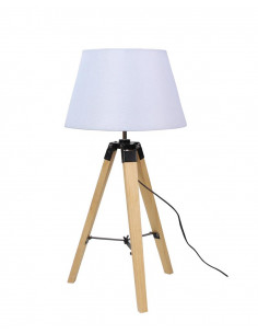 CANDELLUX LUGANO LAMPA GABINETOWA 1X60W E27 BEŻOWY + ABAŻUR O TYM SAMYM INDEKSIE 41-31136
