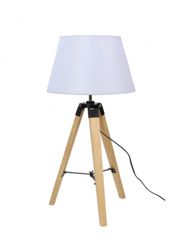 CANDELLUX LUGANO LAMPA GABINETOWA 1X60W E27 BEŻOWY + ABAŻUR O TYM SAMYM INDEKSIE 41-31136