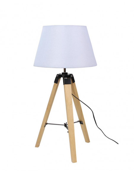 CANDELLUX LUGANO LAMPA GABINETOWA 1X60W E27 BEŻOWY + ABAŻUR O TYM SAMYM INDEKSIE 41-31136