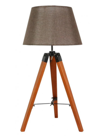 CANDELLUX LUGANO LAMPA GABINETOWA 1X60W E27 BRĄZOWY + ABAŻUR O TYM SAMYM INDEKSIE 41-31211