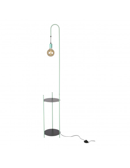 CANDELLUX WALK LAMPA PODŁOGOWA CZARNY+ZIELONY 1X40W E27 51-00033